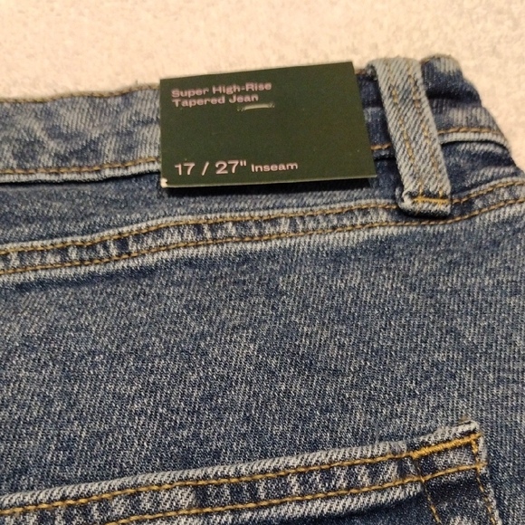 Wild Fable, Blue Denim Super High Waisted Tapered Legs. - Picture 2 of 6